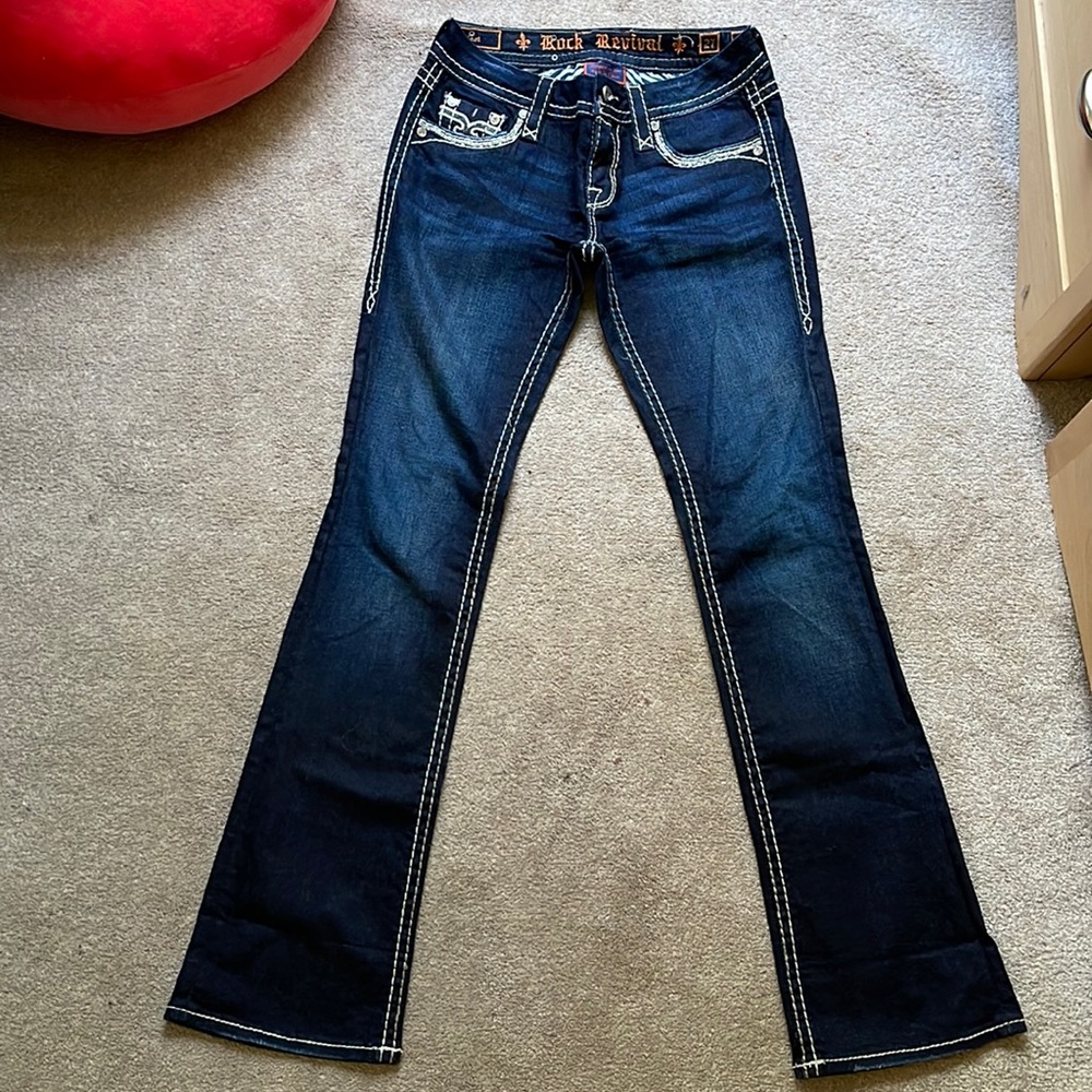 Authentic Rock Revival boot cut jeans